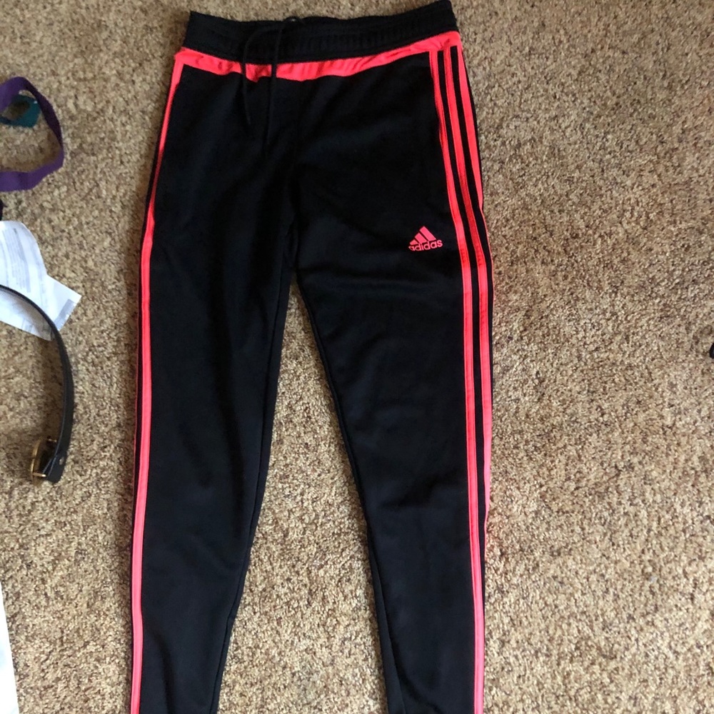 Adidas hot pink sweatpants/joggers